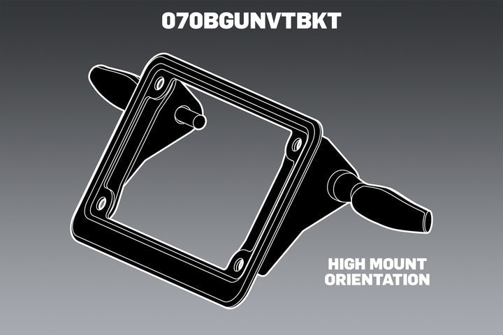 Yoshimura USA Universal Standard-Mount Turn Signal Bracket Kit | 070BGUNVTBKT