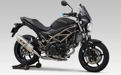 Yoshimura JMCA Slip-On R-77J SV650/SV650X 22 (ABS), Stainless cover, Stainless end | 110-119-5V50