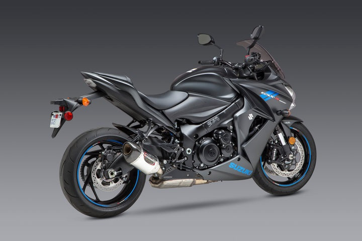 Yoshimura USA GSX-S1000/F/FZ/Z 16-20 Alpha Stainless Slip-On Exhaust, W/ Stainless Muffler | 11100EM520