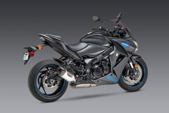 Yoshimura USA GSX-S1000/F/FZ/Z 16-20 Alpha Stainless Slip-On Exhaust, W/ Stainless Muffler | 11100EM520