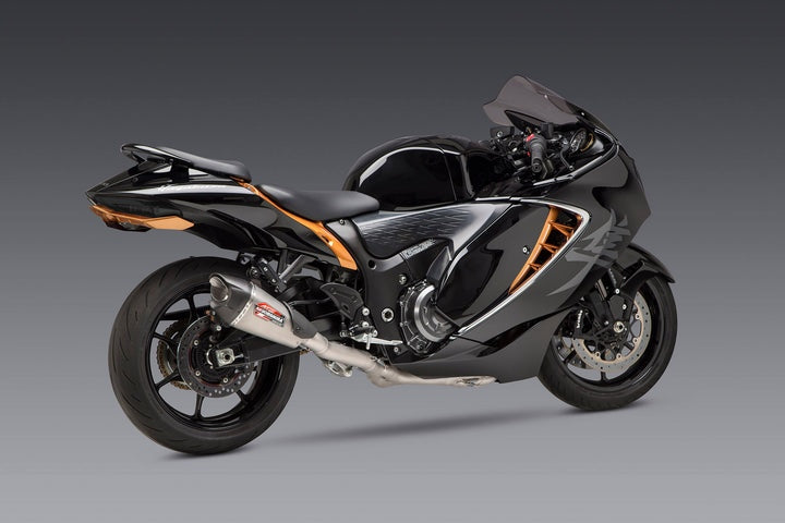 Yoshimura USA Hayabusa 2022-23 Race At2 Stainless Full Exhaust, W/ Stainless Muffler | 11211AP520