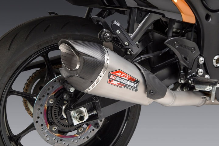 Yoshimura USA Hayabusa 2022-23 Race At2 Stainless Full Exhaust, W/ Stainless Muffler | 11211AP520