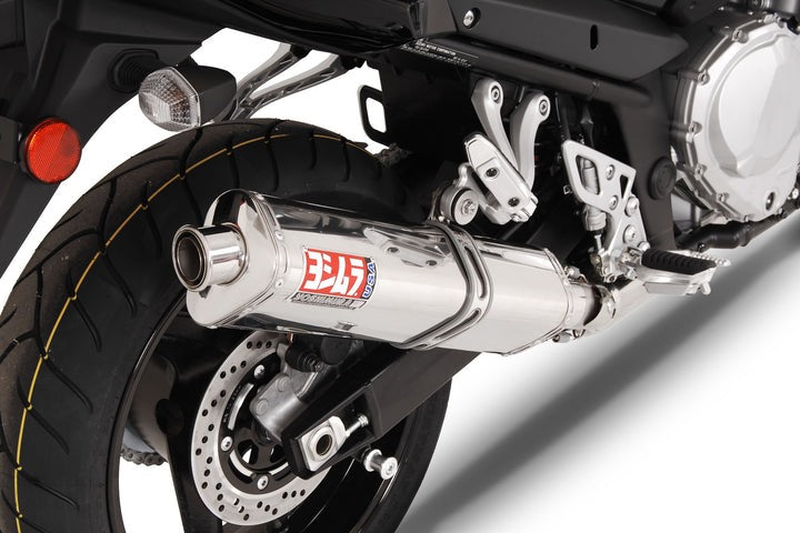 Yoshimura USA GSF/GSX1250Fa 07-11 TRS Stainless Slip-On Exhaust, W/ Stainless Muffler | 1126265