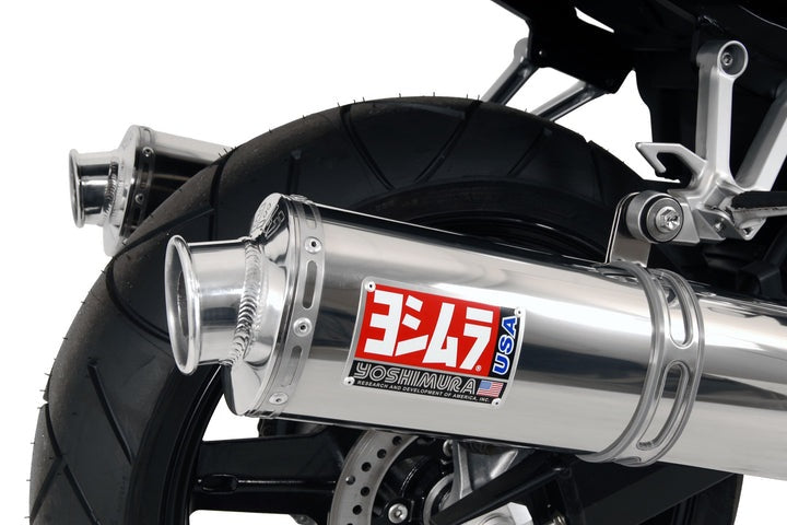 Yoshimura USA SV1000/S 04-07 Race RS-3 Dual Stainless Bolt-On Mufflers | 1131455