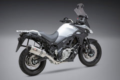 Yoshimura USA V-Strom 650 17-22 Race R-77 Stainless 3/4 Exhaust, W/ Stainless Muffler | 11621C0520