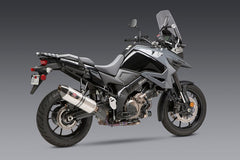 Yoshimura USA V-Strom 1050 2020 R-77 Stainless Slip-On Exhaust, W/ Stainless Muffler | 11632B0520