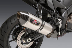 Yoshimura USA V-Strom 1050 2020 R-77 Stainless Slip-On Exhaust, W/ Stainless Muffler | 11632B0520