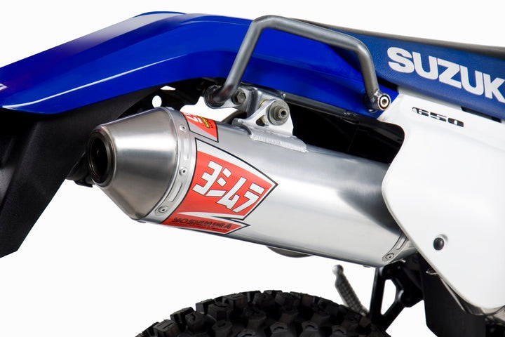 Yoshimura USA DR650 96-22 RS-2 Stainless Slip-On Exhaust, W/ Aluminum Muffler | 116502C350
