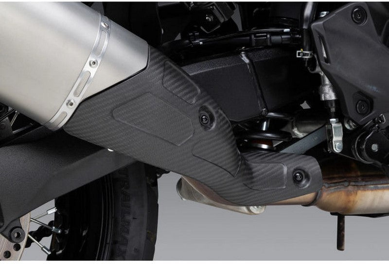 Yoshimura USA SUZUKI V-STROM 800 RS12 SO SS/CF EXHAUST STREET SLIP-ONS | 11710BS520