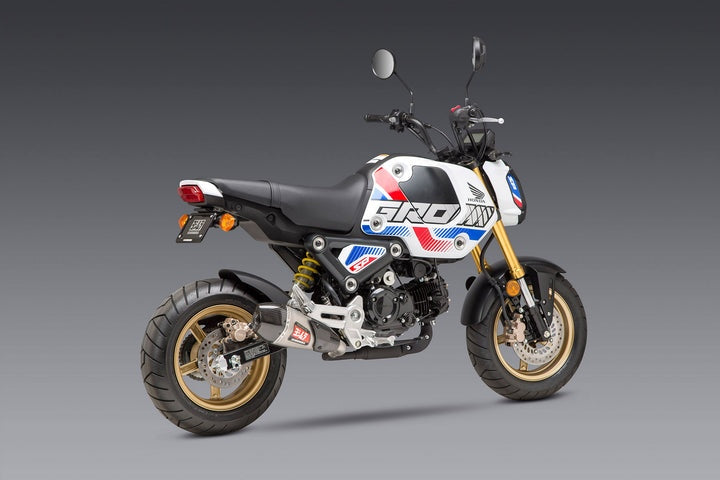 Yoshimura USA Grom 2022-23 RS-9T Stainless Slip-On Exhaust, W/ Stainless Muffler | 12122BR520