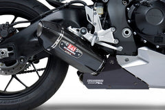 Yoshimura USA CBR1000RR/Abs 12-13 Race R-77 Stainless Slip-On Exhaust, W/ Carbon Fiber Muffler | 1220020220
