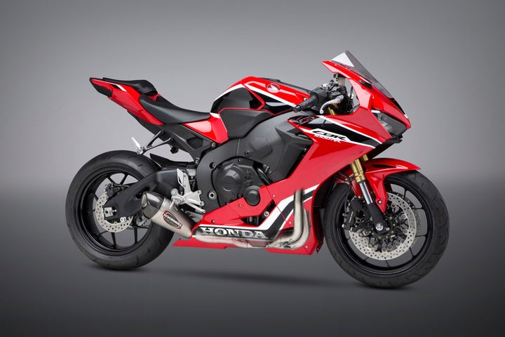 Yoshimura USA CBR1000RR/Sp/Sp2 17-22 Race Alpha T Stainless Full Exhaust, W/ Stainless Muffler | 12202AP520