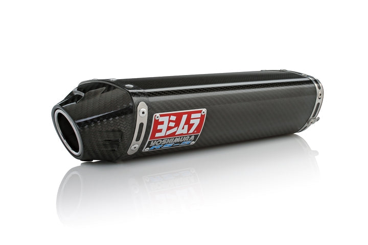 Yoshimura USA CBR600Rr 07-08 RS-5 Stainless Slip-On Exhaust, W/ Carbon Fiber Muffler | 12270E7220