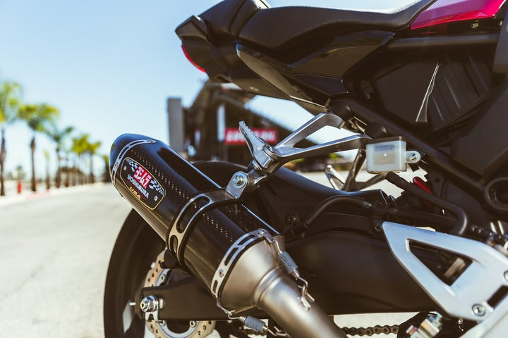 Yoshimura USA CB300R 19-21 Race R-77 Stainless Full Exhaust, W/ Carbon Fiber Muffler | 12310AJ220