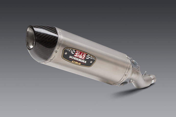 Yoshimura USA CB300R 19-21 Race R-77 Stainless Slip-On Exhaust, W/ Stainless Muffler | 12310BJ520