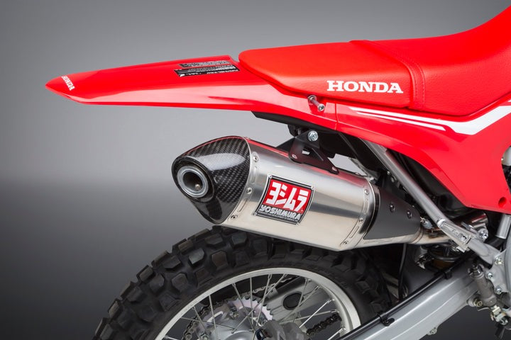 Yoshimura USA CRF250L/Rally 17-20 Race RS-4 Stainless Slip-On Exhaust, W/ Stainless Muffler | 123402D520