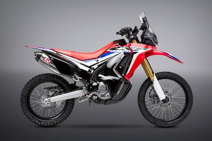 Yoshimura USA CRF250L/Rally 17-20 Race RS-4 Stainless Slip-On Exhaust, W/ Stainless Muffler | 123402D520