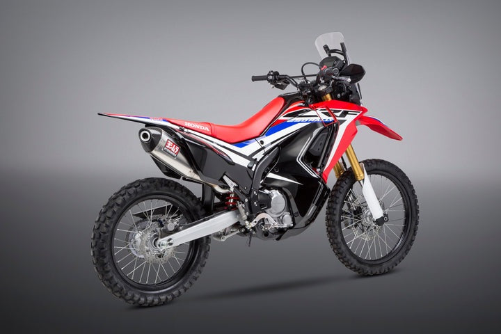 Yoshimura USA CRF250L/Rally 17-20 Race RS-4 Stainless Slip-On Exhaust, W/ Stainless Muffler | 123402D520