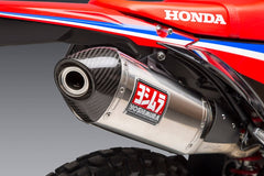 Yoshimura USA CRF300L/Rally 21-22 Race RS-4 Stainless Slip-On Exhaust, W/ Stainless Muffler | 123412D520