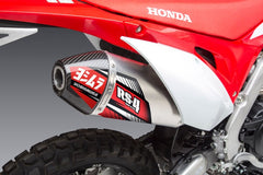 Yoshimura USA Honda CRF450L/X 19-22 Race RS-4 Stainless Full System W/ Al Muffler (International Models Only) | 124500D320