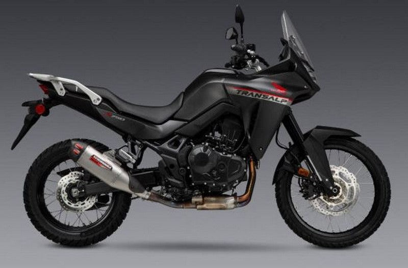 Yoshimura USA Honda Transalp 750 Street Series RS-12 ADV SO SS/SS/CF EXHAUST STREET SLIP-ONS | 12755BS520