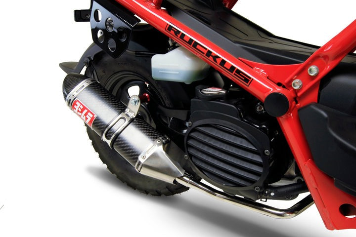 Yoshimura USA Ruckus/Zoomer 03-22 Race TRC Stainless Full Exhaust, W/ Carbon Fiber Muffler | 1290072