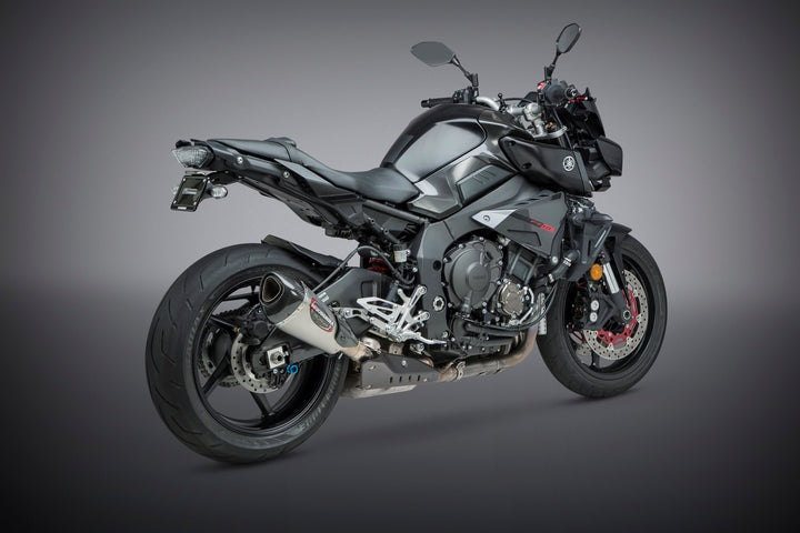 Yoshimura USA FZ-10 17/Mt-10 18-21 Alpha T Stainless Slip-On Exhaust, W/ Stainless Muffler | 13100BP520