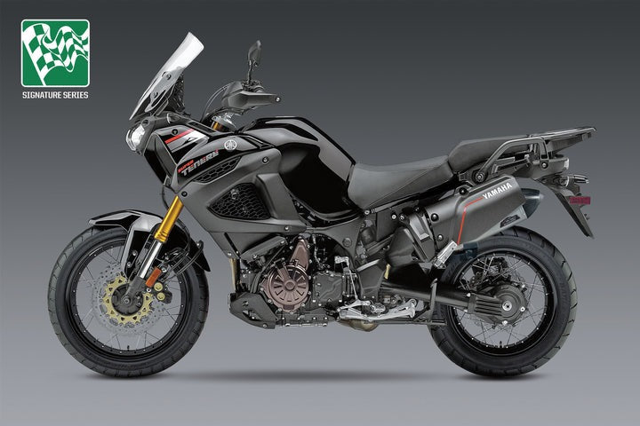 Yoshimura USA Super Tenere 12-22 RS-4T Stainless Slip-On Exhaust, W/ Stainless Muffler | 13120HD520