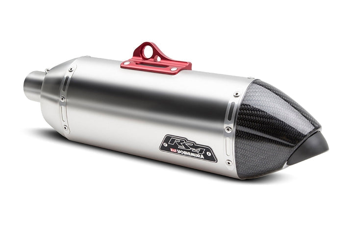 Yoshimura USA Super Tenere 12-22 RS-4T Stainless Slip-On Exhaust, W/ Stainless Muffler | 13120HD520