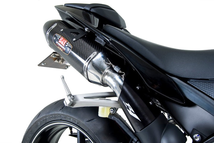 Yoshimura USA YZF-R1 09-14 R-77 Stainless Slip-On Exhaust, W/ Carbon Fiber Mufflers | 1314202