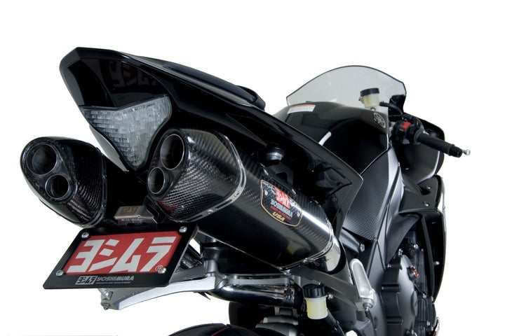 Yoshimura USA YZF-R1 09-14 TRC-D Stainless Slip-On Exhaust, W/ Carbon Fiber Mufflers | 1314212