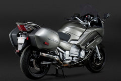 Yoshimura USA FJR1300A 13-22 R-77 Stainless Slip-On Exhaust, W/ Carbon Fiber Mufflers | 13150E0220