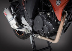 Yoshimura USA FZ-S 2.0 16 Race TRS Stainless Full Exhaust, W/ Stainless Muffler | 13200A6550