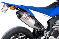 Yoshimura USA WR250R 08-20/WR250X 08-11 Race RS-4 Stainless Slip-On Exhaust, W/ Stainless Muffler | 133002D520