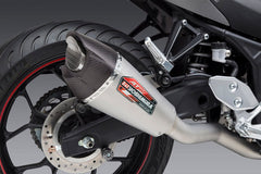 Yoshimura USA YZF-R3 15-22 Race At2 Stainless Full Exhaust, W/ Stainless Muffler | 13320AP521