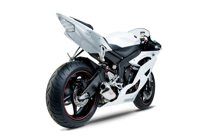 Yoshimura USA YZF-R6V 06-16 TRS Stainless Slip-On Exhaust, W/ Stainless Muffler | 1362265