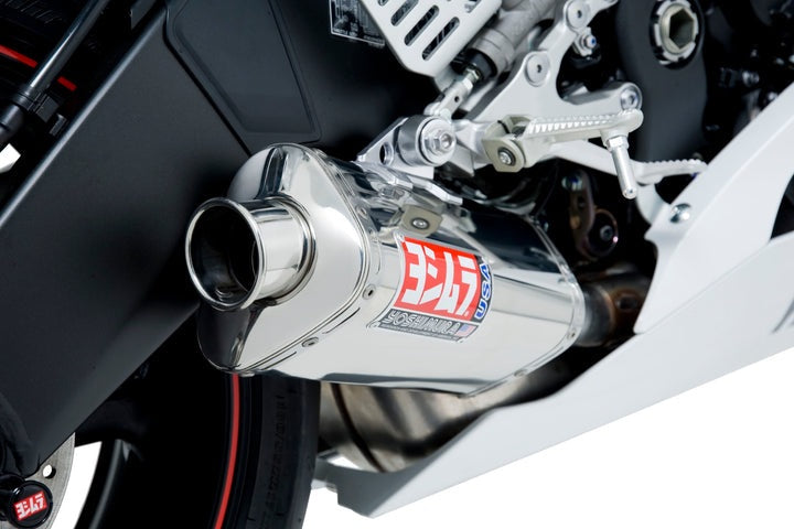 Yoshimura USA YZF-R6V 06-16 TRS Stainless Slip-On Exhaust, W/ Stainless Muffler | 1362265