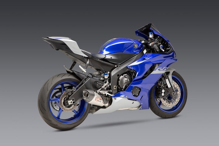 Yoshimura USA YZF-R6V 06-20 Race At2 Stainless Full Exhaust, W/ Stainless Muffler | 13630AP521