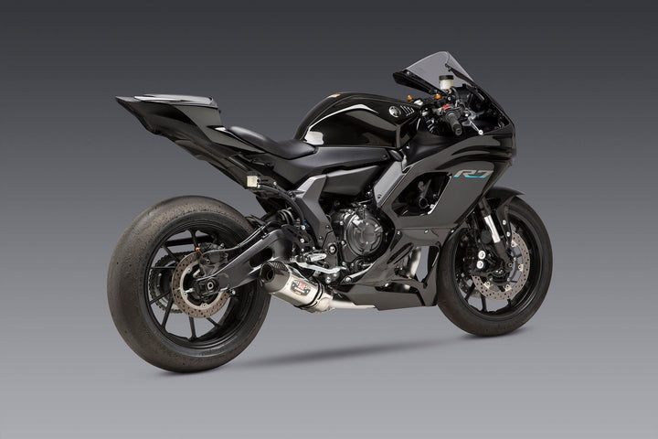Yoshimura USA FZ/Mt-07 15-22 / Xsr700 18-22 / R7 2022 Race R-77 Stainless Full Exhaust, W/ Stainless Muffler | 13700AJ520