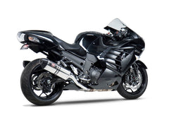 Yoshimura USA ZX-14R 12-22 Race R-77 Stainless Slip-On Exhaust, W/ Stainless Mufflers | 1414020520