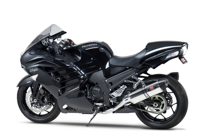 Yoshimura USA ZX-14R 12-22 Race R-77 Stainless Slip-On Exhaust, W/ Stainless Mufflers | 1414020520