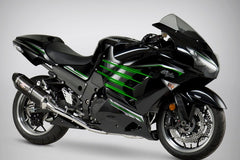 Yoshimura USA ZX-14R/Abs 12-22 Race R-77 Stainless Full Exhaust, W/ Carbon Fiber Muffler | 1414100220