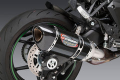 Yoshimura USA Ninja 1000Sx 20-22 Alpha Stainless Slip-On Exhaust, W/ Carbon Fiber Muffler | 14161BP220