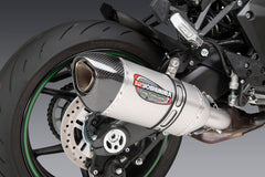 Yoshimura USA Ninja 1000Sx 20-22 Alpha Stainless Slip-On Exhaust, W/ Stainless Muffler | 14161BP520