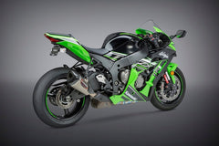 Yoshimura USA ZX-10R/Rr 12-20 Alpha T Slip-On Titanium Exhaust, W/ Titanium Muffler | 14181MP720