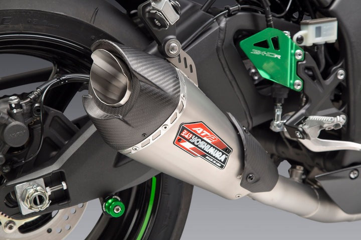 Yoshimura USA ZX-10R/Rr 21-23 Race At2 Stainless 3/4 Exhaust, W/ Stainless Muffler | 14183CP520
