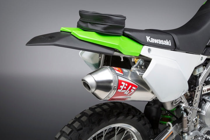 Yoshimura USA KLX250S/Sf 09-20 / KLX300S/Sm 21-23 Race RS-2 Stainless Slip-On Exhaust, W/ Aluminum Muffler | 14301BC350