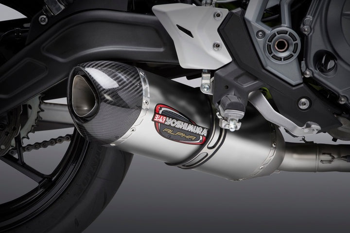 Yoshimura USA Ninja/Z 650 17-22 Race Alpha Stainless Full Exhaust, W/ Stainless Muffler | 14651AM520