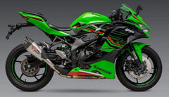 Yoshimura USA Kawasaki ZX-4RR AT2 SO SS/SS/CF EXHAUST STREET SLIP-ONS | 14720BP520