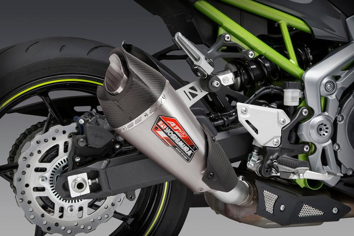 Yoshimura USA Z900 17-22 At2 Stainless Slip-On Exhaust, W/ Stainless Muffler | 14900BP521